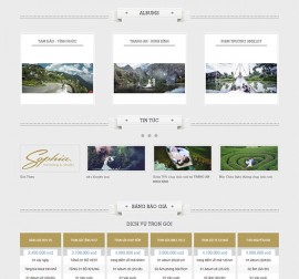 Mẫu website ảnh viện áo cưới AVAC06