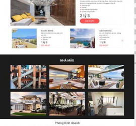 Mẫu website bất động sản 08