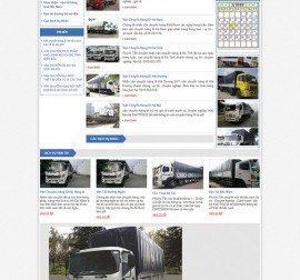 Mẫu Website Công Ty Vận Tải VT05