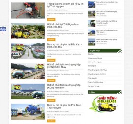 Mẫu Website Công Ty Vận Tải VT06