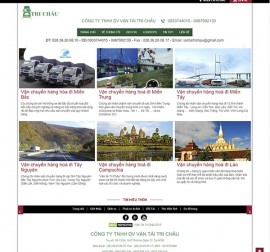 Mẫu Website Công Ty Vận Tải VT07