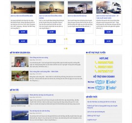 Mẫu Website Công Ty Vận Tải VT10