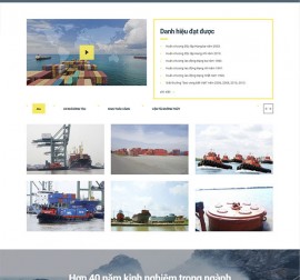 Mẫu Website Công Ty Vận Tải VT11