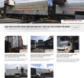 Mẫu Website Công Ty Vận Tải VT13