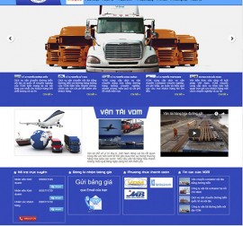 Mẫu Website Công Ty Vận Tải VT16