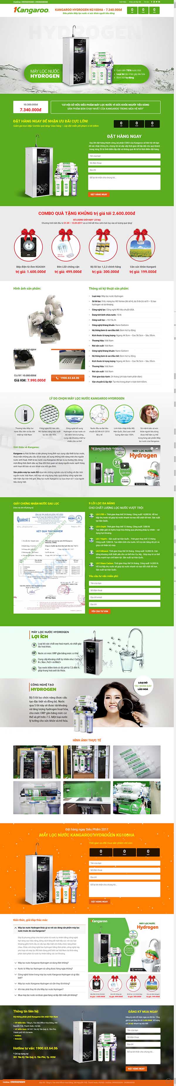 Thiết kế Mẫu website điện máy DM11