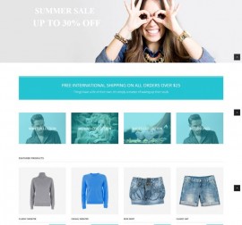 Mẫu website đồ lót 01