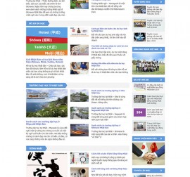 Mẫu website du học DH04