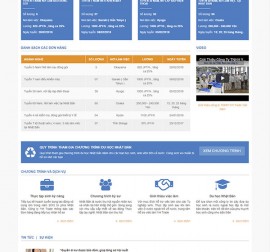 Mẫu website du học DH08
