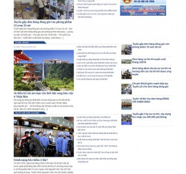 Mẫu website du học DH11