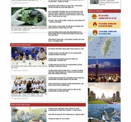 Mẫu website du học DH14