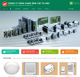 Thiết kế Mẫu website giới thiệu công ty thiết bị điện nước