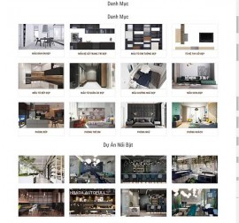 Mẫu website kiến trúc nội thất KTNT15
