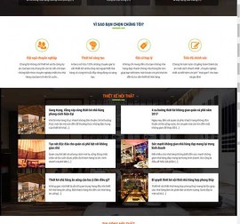 Mẫu website kiến trúc nội thất KTNT17