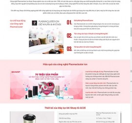 Mẫu website máy lọc không khí 01