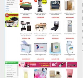 Mẫu website mỹ phẩm MP13