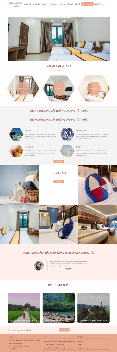 Mẫu website nhà hàng khách sạn NHKS15