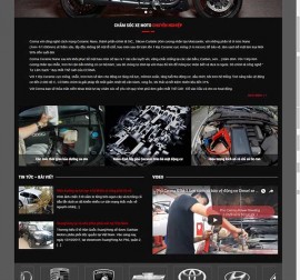 Mẫu website ô tô - Xe máy 01