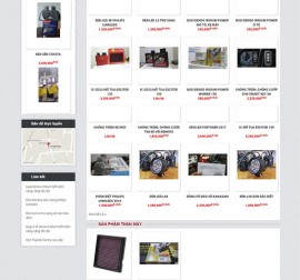 Mẫu website ô tô xe máy OTXM03