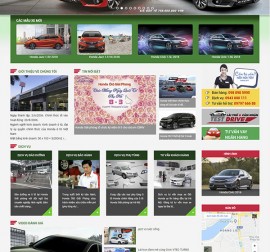 Mẫu website ô tô xe máy OTXM07