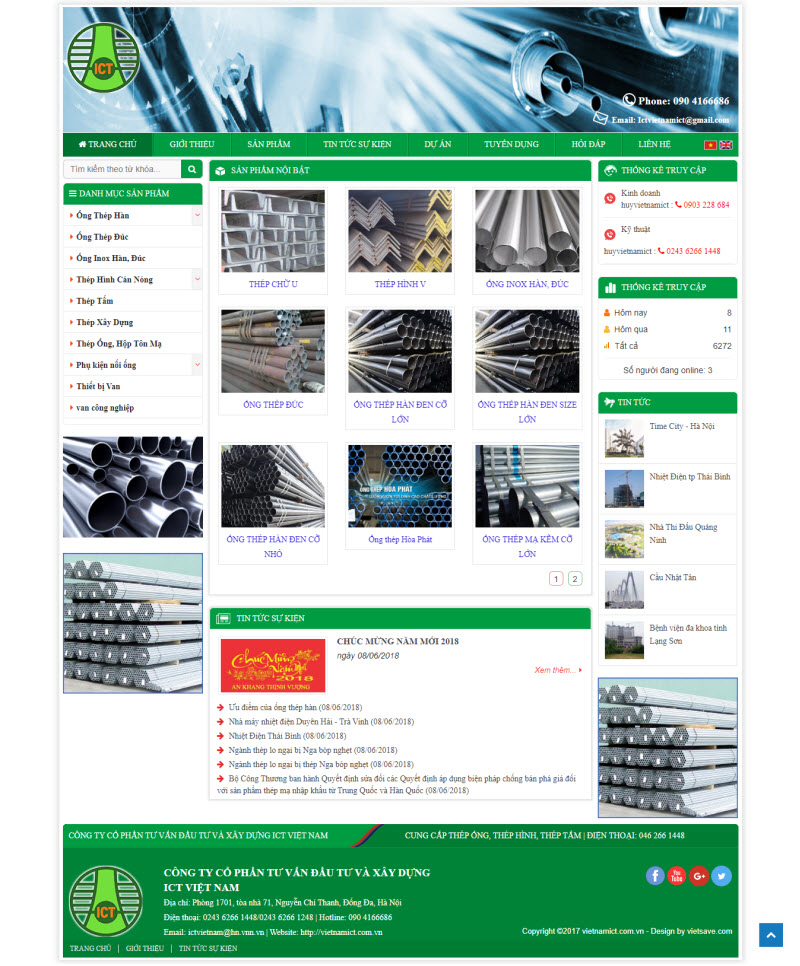 Thiết kế mẫu website cơ bản 10