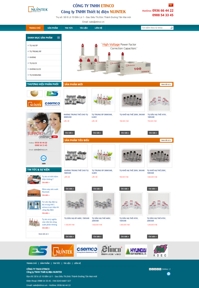 Thiết kế mẫu website cơ bản 12