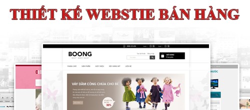 Thiết kế website bán hàng trực tuyến