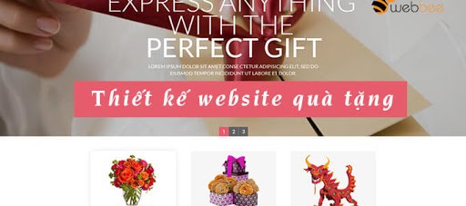 Thiết kế website quà tặng- đồ lưu niệm online