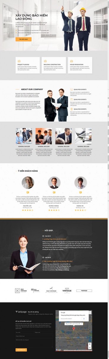 Thiết kế Mẫu website Landing Page 10