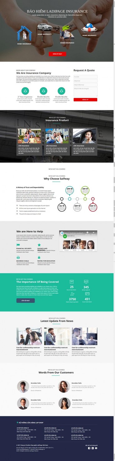 Thiết kế Mẫu website Landing Page 11