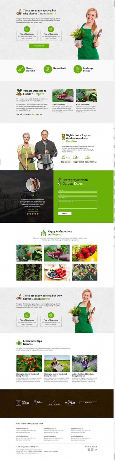 Thiết kế Mẫu website Landing Page 15