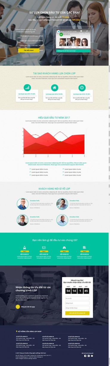 Thiết kế Mẫu website Landing Page 17