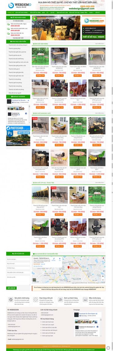 Thiết kế Mẫu website rao vặt 01