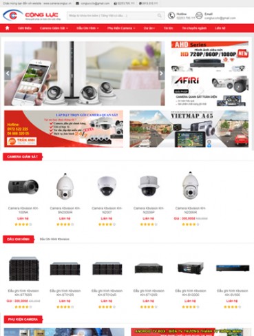 Thiết kế Mẫu website thiết bị an ninh 10